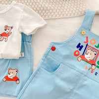 Load image into Gallery viewer, 3 Pieces Set Baby Kid Unisex Cartoon T-Shirts Shorts And Jumpsuits Wholesale 22041994
