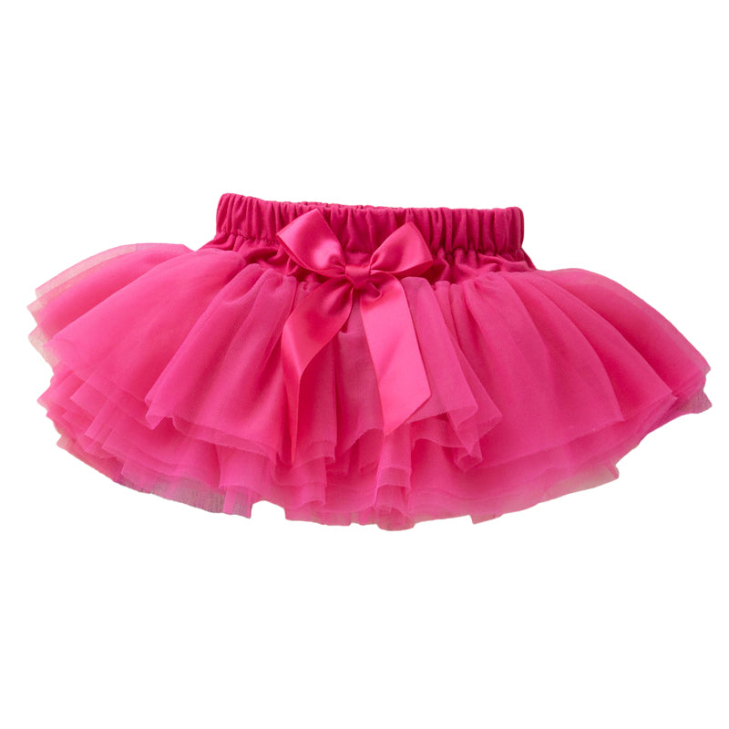 Baby Girls Solid Color Bow Skirts Wholesale 22042202