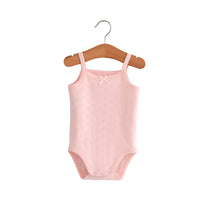 Load image into Gallery viewer, Baby Kid Girls Solid Color Rompers Wholesale 22042211
