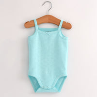 Load image into Gallery viewer, Baby Kid Girls Solid Color Rompers Wholesale 22042211
