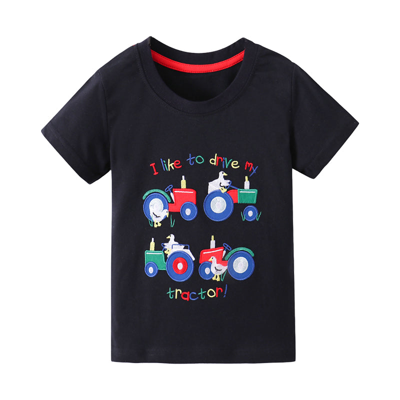 Baby Kid Unisex Letters Cartoon Print T-Shirts Wholesale 220422114