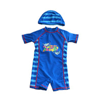 Load image into Gallery viewer, Baby Kid Boys Letters Animals Print Rompers Swimwears Wholesale 22042213
