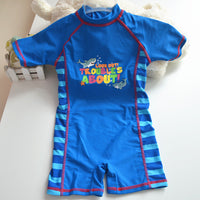 Load image into Gallery viewer, Baby Kid Boys Letters Animals Print Rompers Swimwears Wholesale 22042213
