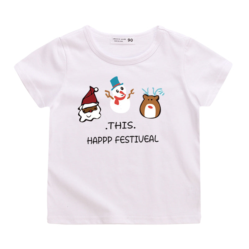 Baby Kid Unisex Letters Cartoon Print T-Shirts Wholesale 220422139