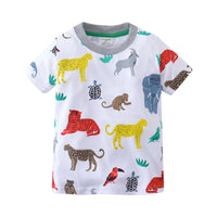 Load image into Gallery viewer, Baby Kid Boys Dinosaur Animals Print T-Shirts Wholesale 22042215

