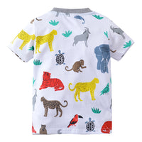 Load image into Gallery viewer, Baby Kid Boys Dinosaur Animals Print T-Shirts Wholesale 22042215
