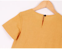 Load image into Gallery viewer, Kid Girls Solid Color Dresses Wholesale 220422156
