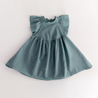 Load image into Gallery viewer, Baby Kid Girls Solid Color Dresses Wholesale 220422162
