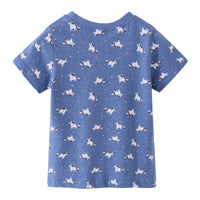 Load image into Gallery viewer, Baby Kid Girls Unicorn Print T-Shirts Wholesale 220422169

