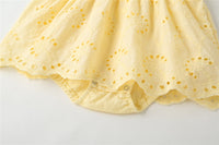 Load image into Gallery viewer, Baby Girls Solid Color Bow Rompers Wholesale 220422183
