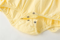 Load image into Gallery viewer, Baby Girls Solid Color Bow Rompers Wholesale 220422183
