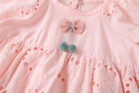 Load image into Gallery viewer, Baby Girls Solid Color Bow Rompers Wholesale 220422183
