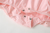 Load image into Gallery viewer, Baby Girls Solid Color Bow Rompers Wholesale 220422183
