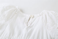 Load image into Gallery viewer, Baby Girls Solid Color Bow Rompers Wholesale 220422183
