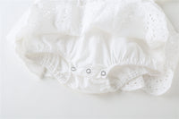 Load image into Gallery viewer, Baby Girls Solid Color Bow Rompers Wholesale 220422183
