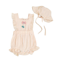 Load image into Gallery viewer, Baby Girls Solid Color Bow Rompers Wholesale 220422186
