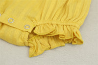 Load image into Gallery viewer, Baby Girls Solid Color Bow Rompers Wholesale 220422186
