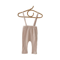 Load image into Gallery viewer, Baby Unisex Solid Color Muslin&amp;Ribbed Pants Wholesale 220422195
