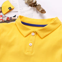 Load image into Gallery viewer, Baby Kid Unisex Letters Cartoon Print Polo Shirts Wholesale 220422212
