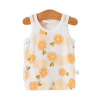 Load image into Gallery viewer, Baby Kid Unisex Fruit Cartoon Print Tank Tops Wholesale 220422246
