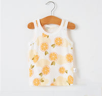 Load image into Gallery viewer, Baby Kid Unisex Fruit Cartoon Print Tank Tops Wholesale 220422246
