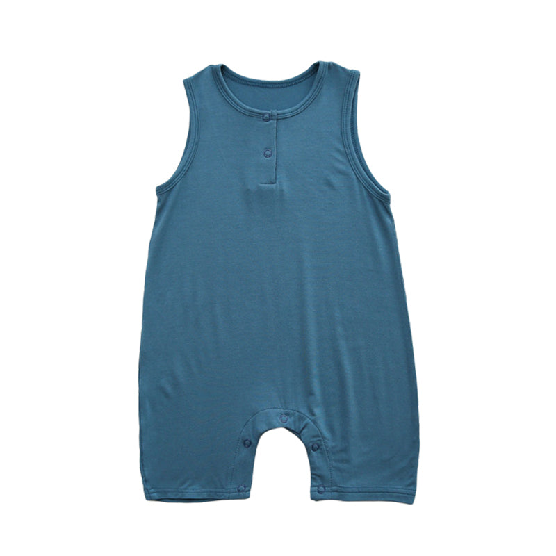 Baby Girls Boys Solid Color Rompers Wholesale 220422292