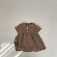 Load image into Gallery viewer, Baby Kid Girls Solid Color Dresses Wholesale 220422305
