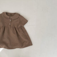 Load image into Gallery viewer, Baby Kid Girls Solid Color Dresses Wholesale 220422305
