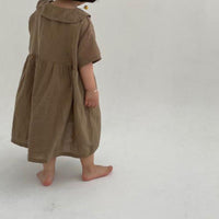 Load image into Gallery viewer, Baby Kid Girls Solid Color Dresses Wholesale 220422305
