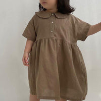 Load image into Gallery viewer, Baby Kid Girls Solid Color Dresses Wholesale 220422305
