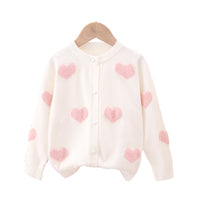 Load image into Gallery viewer, Baby Kid Girls Love heart Cardigan Wholesale 220422327
