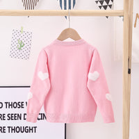 Load image into Gallery viewer, Baby Kid Girls Love heart Cardigan Wholesale 220422327
