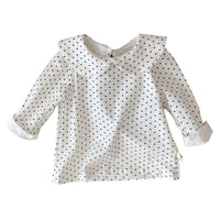 Load image into Gallery viewer, Baby Kid Girls Solid Color Polka dots Tops Wholesale 220422343
