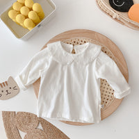 Load image into Gallery viewer, Baby Kid Girls Solid Color Polka dots Tops Wholesale 220422343
