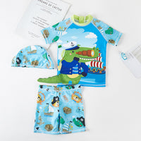 Load image into Gallery viewer, Baby Kid Boys Animals Cartoon Print Beach Swimwears Wholesale 220422349
