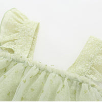 Load image into Gallery viewer, Baby Girls Solid Color Flower Print Rompers And Hats Wholesale 220422354
