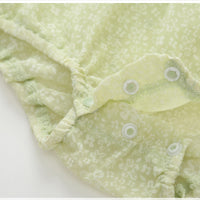 Load image into Gallery viewer, Baby Girls Solid Color Flower Print Rompers And Hats Wholesale 220422354
