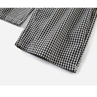 Load image into Gallery viewer, 2 Pieces Set Kid Big Kid Girls Solid Color T-Shirts And Checked Jumpsuits Wholesale 220422373
