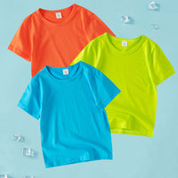 Load image into Gallery viewer, Baby Kid Unisex Solid Color T-Shirts Wholesale 220422446
