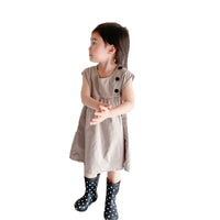 Load image into Gallery viewer, Baby Kid Girls Solid Color Dresses Wholesale 220422452
