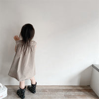 Load image into Gallery viewer, Baby Kid Girls Solid Color Dresses Wholesale 220422452
