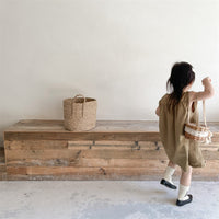 Load image into Gallery viewer, Baby Kid Girls Solid Color Dresses Wholesale 220422452
