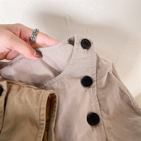 Load image into Gallery viewer, Baby Kid Girls Solid Color Dresses Wholesale 220422452
