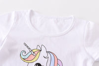 Load image into Gallery viewer, Kid Girls Unicorn T-Shirts Wholesale 220422455
