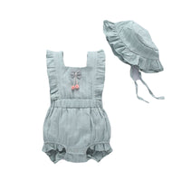 Load image into Gallery viewer, Baby Girls Solid Color Rompers Wholesale 22042246
