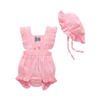 Load image into Gallery viewer, Baby Girls Solid Color Rompers Wholesale 22042246
