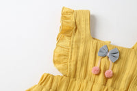 Load image into Gallery viewer, Baby Girls Solid Color Rompers Wholesale 22042246
