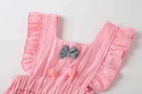 Load image into Gallery viewer, Baby Girls Solid Color Rompers Wholesale 22042246
