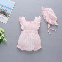 Load image into Gallery viewer, Baby Girls Solid Color Rompers Wholesale 22042246
