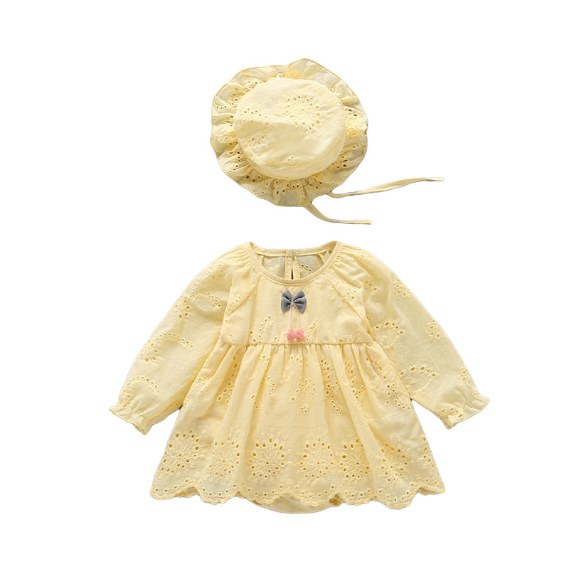 Baby Girls Bow Dresses Wholesale 220422465